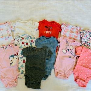 Newborn girl onesies